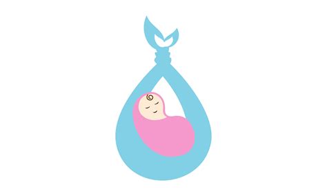 Baby Cute Infant Logo Vector Graphic By Deemka Studio · Creative Fabrica
