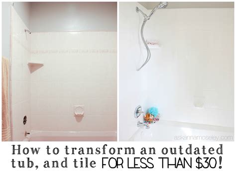See what i used to update an ugly bathtub & turn it from drab to fabulous! How to Update an Ugly Bathtub - Ask Anna