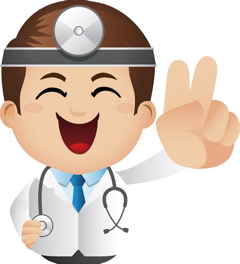 Physician Cartoon Happy Doctor Imagenes De Doctores Animados
