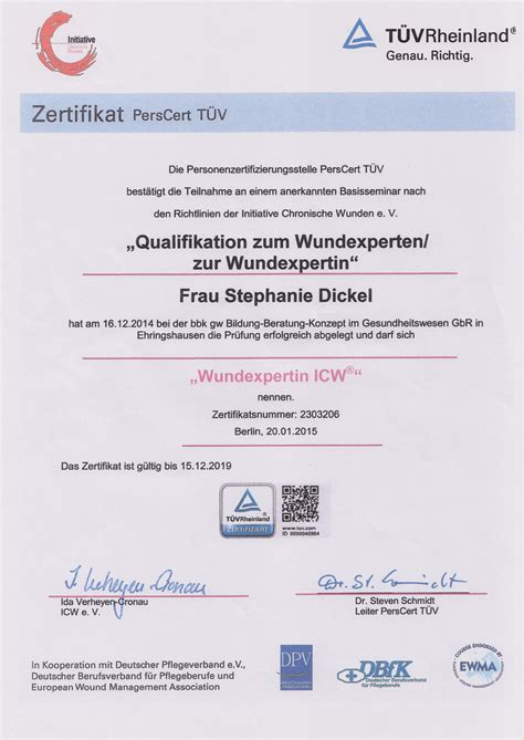 Ärztlicher wundexperte icw curriculum 518 kb komplettes dokument. Wundexpertin ICW - Arztpraxis Netphen - M. George - Dr. W. Litz