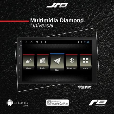 jr8 imports destaca central multimídia diamond universal portal revista automotivo