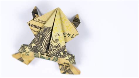 5easy Dollar Bill Origami Frog Thebooketiquette
