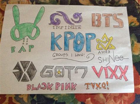 K-Pop: Easy Kpop Logo Drawings