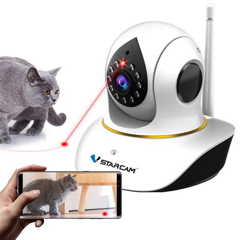 Vstarcam Pet Camera With Interactive Laser For Cats And Dogs C38s P