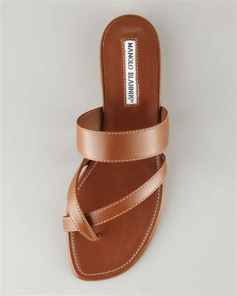 Manolo Blahnik Flat Sandals F