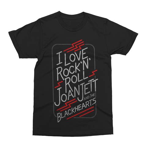 I Love Rock And Roll T Shirt European Brands Men Wear Brands In