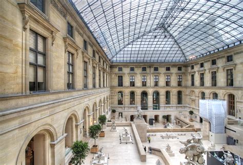 Grand Louvre Glass Atrium Covered Courtyard Paris 2006 Flickr