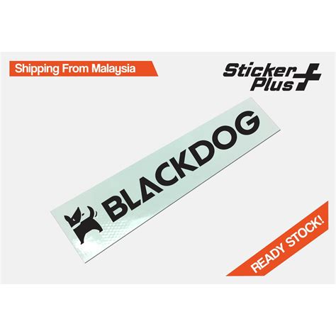 Blackdog Camping Logo Sticker Shopee Malaysia