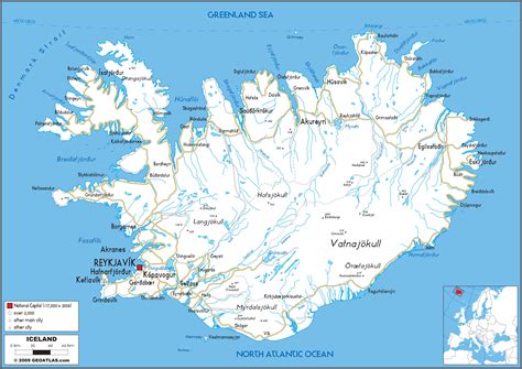 Iceland Road Wall Map By Graphiogre Mapsales