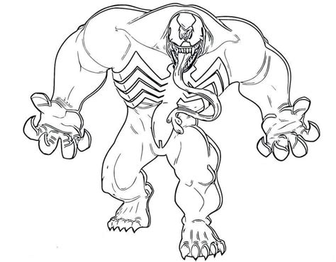 Dibujos De Venom Para Colorear Colorear Com