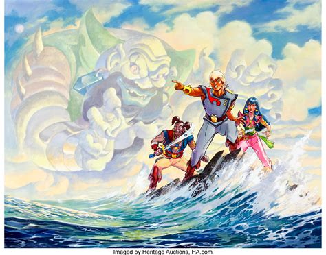 The Pirates Of Dark Water Publicity Illustration Hanna Barbera Lot