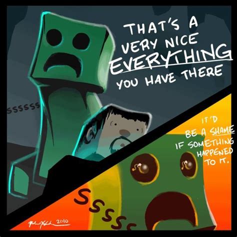 Image Minecraft Creeper Know Your Meme