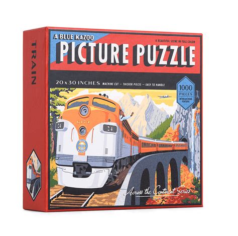 1000 Piece Train Vintage Travel Jigsaw Puzzle