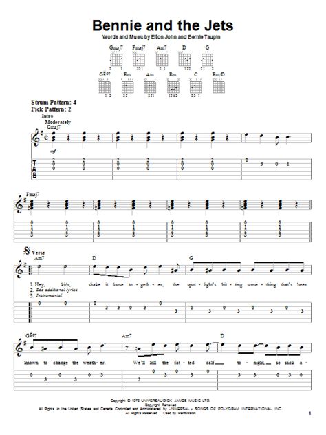 Bennie And The Jets | Sheet Music Direct