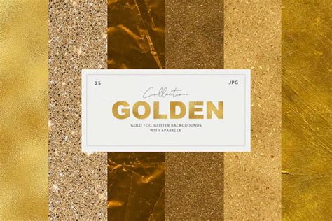 Golden Foil Glitter Textures Freegfx4u