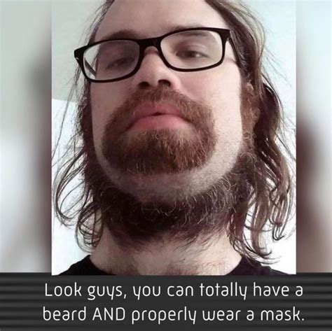 Mask Beard No Problem Meme Guy