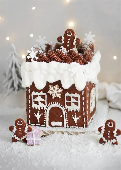 Gingerbread House Cake Recipe Ft Nãkd The Little Blog Of Vegan
