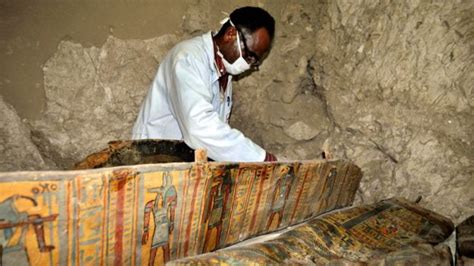 egypt uncovers ancient tombs at luxor bbc news
