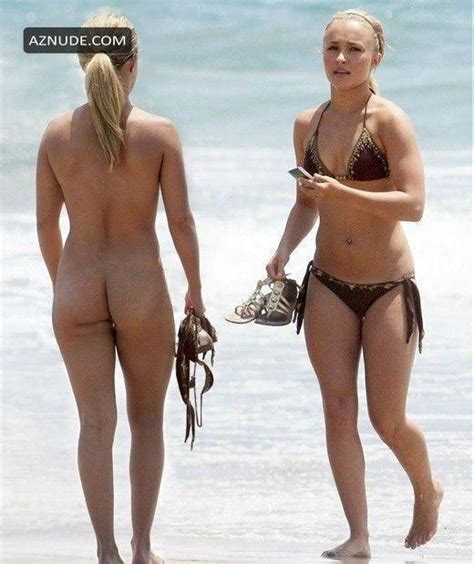 Hayden Panettiere Stripping At The Beach Aznude