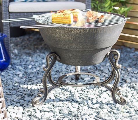 Check spelling or type a new query. Cast Iron Firepit with BBQ Grill | Fire pit, Fire bowls ...