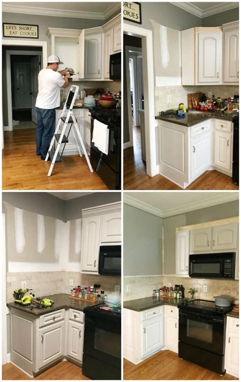 Read our disclosure policy for more information. Kitchen Cabinet Facelift - At Home With The Barkers | Diy kitchen remodel, Kitchen cabinets, Top ...
