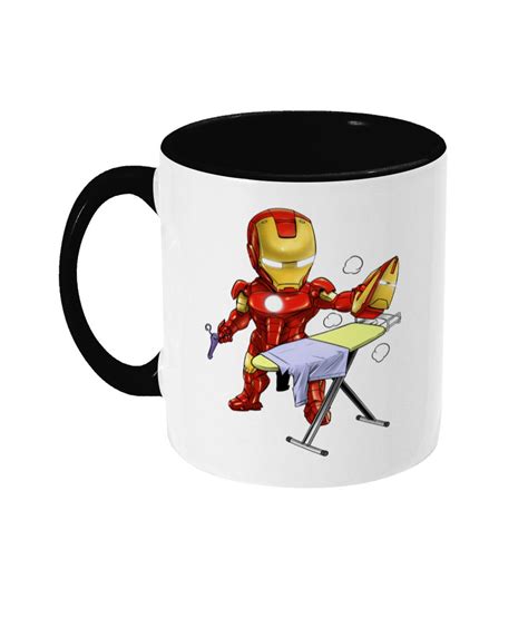 ironing ironman mug marvel superhero mug his or her ts etsy