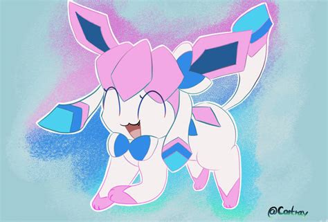 Sylceon Drawn By Costray Blank Template Imgflip