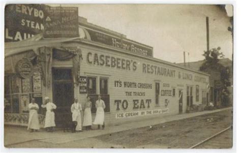 1908 Rppc Casebeers Restaurant Waterloo Iowa Vintage Restaurant