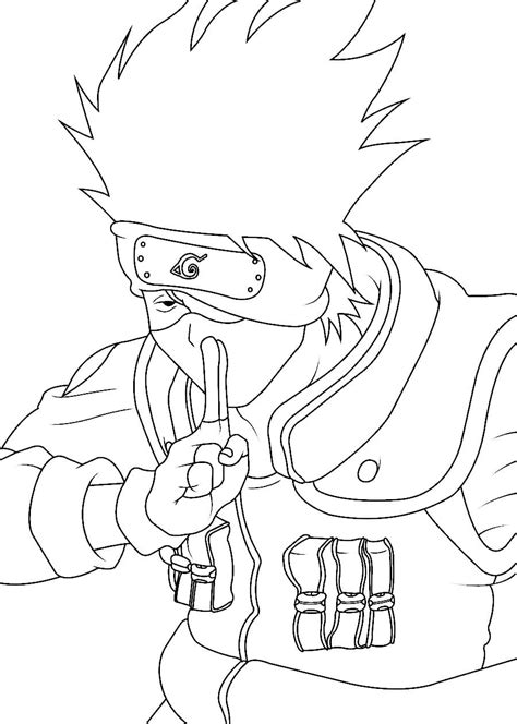 Coloriages Kakashi à imprimer  Coloriages à imprimer