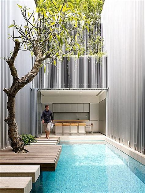Now take a look at what we have for you below. modern pool designs for small yards | Home Designs Project