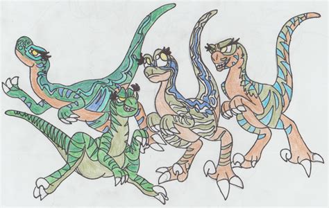 Jurassic World Raptor Squad By Rhpengui On Deviantart