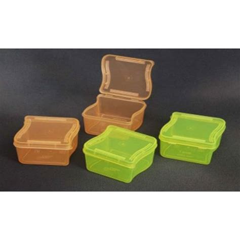 Vipin Plasticware Plastic Spark Lunch Box Size 115 X 85 X 30 Mm For
