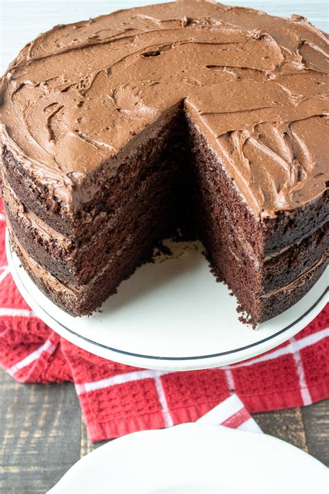 Decadent Chocolate Layer Cake Momma Lew