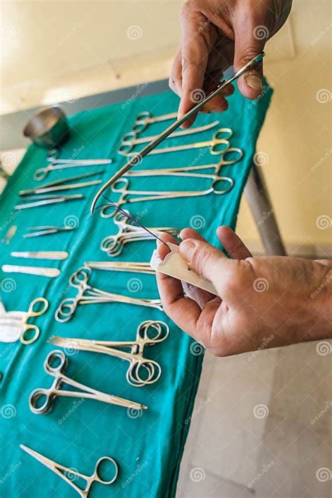 Thread For Stitches Stock Photo Image Of Equipment Sterilized 41594882