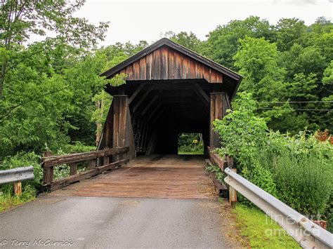 Livingston Manor Covered Bridge Photograph By Terry Mccarrick