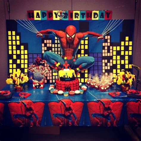 Spiderman 7th Birthday Background