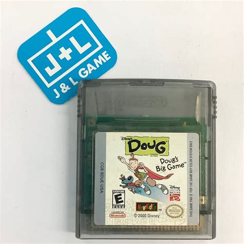 Disneys Doug Dougs Big Game Gbc Game Boy Color Pre Owned Jandl
