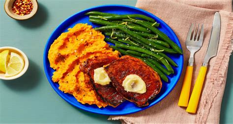 4 tablespoons butter 2 tablespoons honey 1 1/2 lbs pork tenderloin, trimmed of silver skin salt pepper 1/4 cup water. Honey Butter BBQ Pork Cutlets with Mashed Sweet Potatoes ...