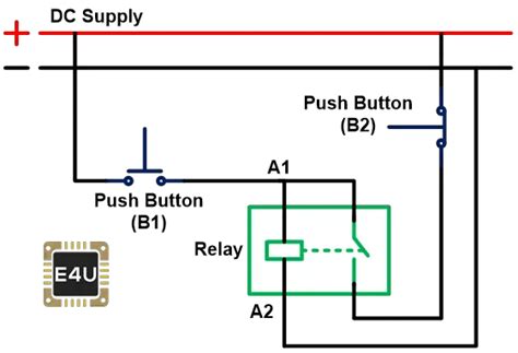 Self Latching Relay Circuit Diagram Wiring Flow Schema