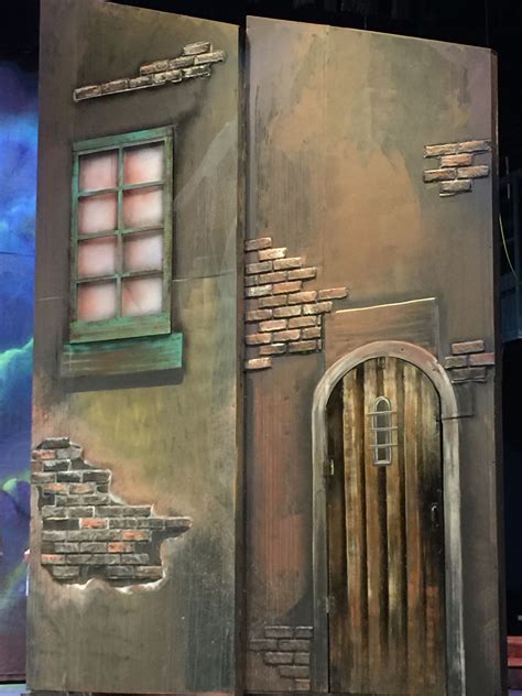 Oliver Set Painter Theatre Sets Musical I Painted This For