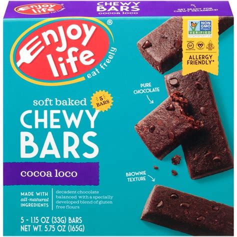 Enjoy Life Cocoa Loco Soft Baked Chewy Bars 115 Oz Instacart