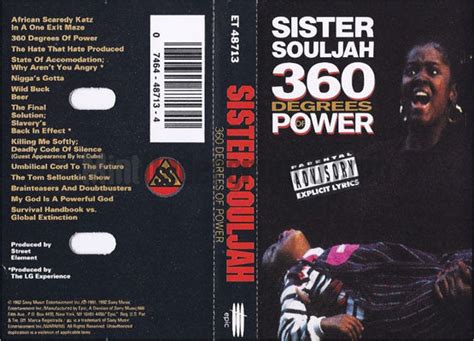 Sister Souljah 360 Degrees Of Power Cassette Mint Underground