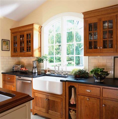 Farmhouse solid wood kitchen cabinets. Image result for wood sink cabinet with a farm sink ...