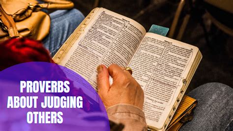 21 Proverb About Judging Others Bible Verses