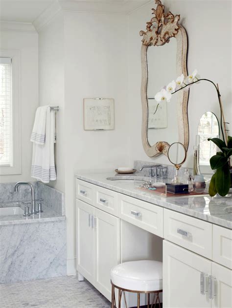 If you missed the tutorial on how to make that pretty mirror with lights, check it out here. Makeup Vanity - Dressing Table | Bathroom Ideas & Design ...