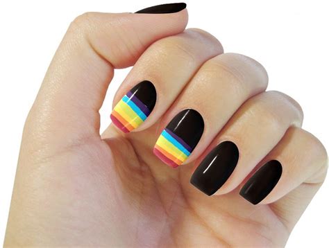 Gay Pride Nails Diy Nails Makeup Nails Cute Nails Pretty Nails Neon Nails Rainbow Nail Art