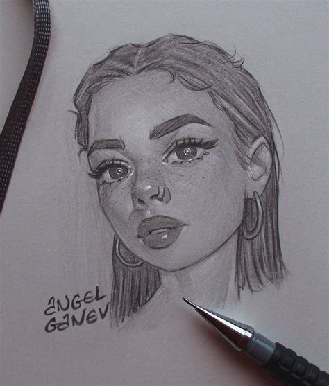 Pin By Riyana Nabaa On Drawing Art Drawings Sketches Simple Art Sketches Pencil Girl Drawing