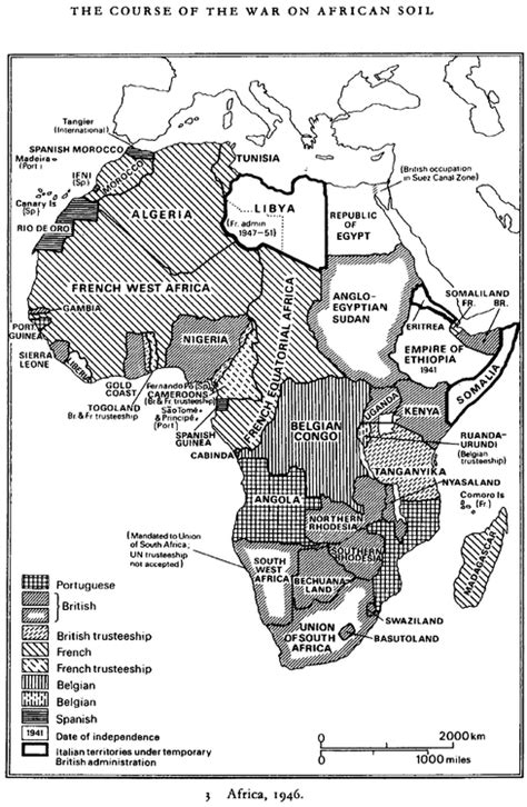 African Colonialism 1946 Maps On The Web Africa Map African