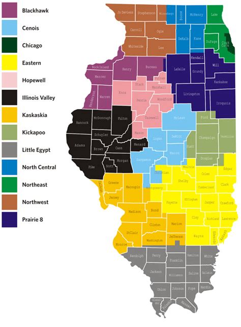 Illinois School District Map Boundaries