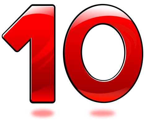 Number 10 Icons No Attribution Png Transparent Background Free